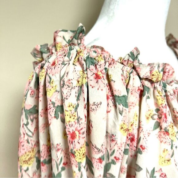 Dress forum floral print off the shoulder shirt. Size M - Picture 6 of 7